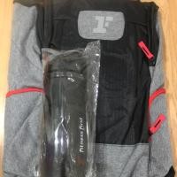 ราคา กระเป๋าเป้ fitness first ใหม่แกะถุงพร้อมกระบอกน้ำ (1498136962)