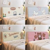 ราคา ผ้าคลุมหัวเตียง ฝาครอบหัวเตียง 5ฟุต 6ฟุต ฝุ่น ผ้าคลุมเตียงลายหมี (10247935933)