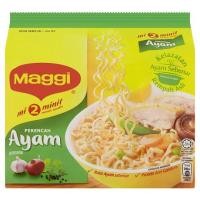 ราคา 2 Packs of Maggi 2 Minute Chicken Instant Noodles 5 x 77g (9613990702)