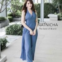 ราคา จั้มยาวอัดพลีท จั้มยาวงานป้าย จั้มสูทขายาว มือ1 ป้ายห้อย จั้มยาวเว้าหลัง size L ค่ะ งานป้าย Natnicha (5312280172)