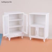 ราคา ZN ตู้โชว์1:12 1ชุด, ตู้เก็บของสีขาวขนาดเล็กสำหรับตกแต่งบ้านตุ๊กตาเฟอร์นิเจอร์อุปกรณ์เสริมบ้านตุ๊กตา (49603030732)