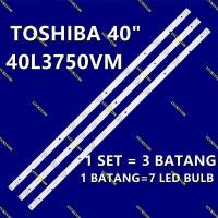 ราคา TOSHIBA NEW SET LED BACKLIGHT 40L3750 40L3750VM (58153163480)