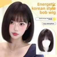 ราคา ธรรมชาติอายุลดบ๊อบหัววิกผมหญิงเต็มหมวกจําลองผมมนุษย์เปลี่ยนง่ายจัดแต่งทรงผมไม่จําเป็นต้องดัดผมย้อมทรงผมอินเทรนด์ (58103400192)