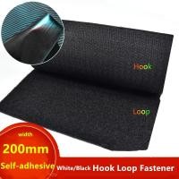ราคา White/Black 20CM Self-adhesive Hook Loop Fastener 200mm Magic Tape for Window Door Curtain Sofa Clo (50252915235)