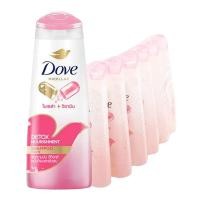 ราคา Doveแชมพูโดฟไมเซล่าวิตามินยาสระผมสูตรดีท็อกซ์ /ขวดชมพูวอลลุ่ม/ขวดฟ้า 60มล แพ็ค6 (42105373453)