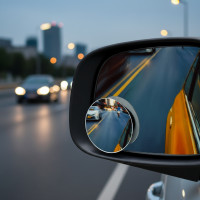 ราคา กระจกมองหลังจุดบอดรถยนต์ มุมกว้าง ปรับได้ 360 องศา กระจกกลมเล็กติดยานพาหนะ กระจกนูนช่วยถอยหลังมองหลัง (55001068507)