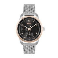 ราคา HUGO BOSS นาฬิกาข้อมือผู้ชาย SOPHIO รุ่น HB1513961 สายสแตนเลส สีเงิน 42มม. (52703336745)