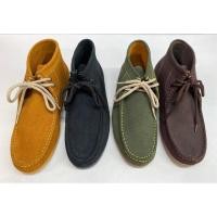 ราคา รองเท้าหนังกลับแท้ รุ่นหุ้มข้อ งานทำมือ ขายดี (1543387591)