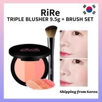 ราคา [RiRe] Triple BLUSHER 9.5g + ชุดแปรง (29678252237)