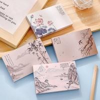 ราคา 50แผ่นการ์ตูนจีนโบราณชุดโน๊ตบุ๊คนักเรียนแบบพกพาหนังสือกระเป๋า สมุดบันทึก (24042597063)
