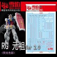 ราคา RG-56 1/144 RX-78-2 GUNDAM VER.2.0 FLUORESCENT WATERSLIDE DECAL (40520595074)