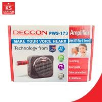 ราคา Deccon ลำโพงมินิคาดเอว พร้อมไมค์ลอย/อัดเสียงผ่านไมโครโฟน รุ่น PWS-173 สีดำ (29822819622)