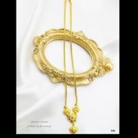 ราคา สร้อยทองไมครอน นน 1 บาทงานหุ้มทองแท้ 5 ไมครอน (44504203143)