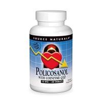 ราคา Source Naturals Policosanol พร้อม Coenzyme Q10 10 Mg แท็บเล็ต, 60 นับ (29907514963)