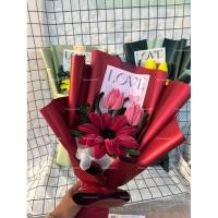 ราคา ช่อดอกไม้วาเลนไทน์ ช่อดอกไม้ลวดกำมะหยี่ ของขวัญให้แฟน ของขวัญปัจฉิม ของขวัญปริญญา (27123798199)