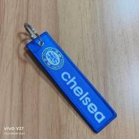 ราคา ส่งจากกรุงเทพ พวงกุญแจรถ มอเตอไซ งานปัก ขนาด12x3 เซนติเมตร บรรจุ1อันลาย เชลซี Chelsea สีน้ำเงิน ปักลาย2หน้า (26380322090)