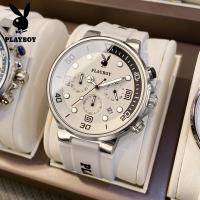 ราคา PLAYBOY 3036สปอตสินค้า นาฬิกาผู้ชาย ยาง สายนาฬิกา กันน้ำ กีฬา หนุ่มสาว แฟชั่น รับประกัน 3 ปี นาฬิกาเดิม 100% (25419947332)