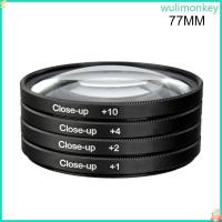 ราคา WU ชุด 4 ชิ้น Macro Close Up Lens Filter +1+2 +4+10 Filter Kit 49-82mm Avaliable (43465166785)
