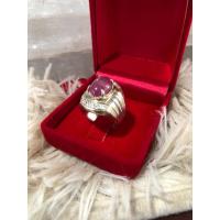 ราคา #แหวนเงินแท้#หัวทับทิมแอฟริกา#ล้อมเพชรcz (41312435093)