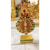 ราคา นกยูงทอง นกยูงไม้ปิดทอง ไม้แกะนกยูงปิดทอง ของตกแต่งโรงแรม ของที่ระลึก ของตกแต่งบ้าน นกยูงกฐิน (5278567972)