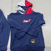 ราคา Evisu Mens New Style Loose Stitching Hooded Sports Sweatshirt (43676733748)