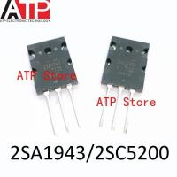 ราคา 5 คู่/ล็อตใหม่ 2SA1943/2SC5200 2SA1943 A1943 2SC5200 C5200 TO-3PL 2SA1943-O/2SC5200-O BJT ทรานซิสเตอร์ PNP 230V 15A (41273661681)