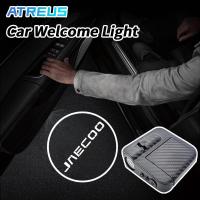 ราคา Jaecoo J7 ไฟต้อนรับไร้สายคาร์บอนไฟเบอร์ไฟประตูรถโคมไฟกลางคืนรถ LED HD ไฟโปรเจคเตอร์ (27333511745)