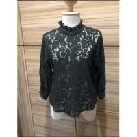 ราคา Used like new : Authentic Zara เสื้อลูกไม้ Size L สภาพดี (7844987682)