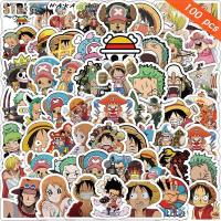 ราคา Y&P| ชุดสติ๊กเกอร์ ONE PIECE ชุดสติกเกอร์กราฟฟิตีกันน้ำอะนิเมะ, 100 แผ่น/ชุด (28466681616)