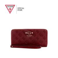 ราคา GUESS กระเป๋าสตางค์ผู้หญิง รุ่น PD9529146 GERTY SLG LARGE ZIP AROUND สีแดง (27368058894)