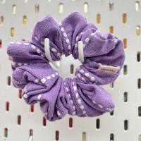 ราคา ยางรัดผมพื้นเมือง ยางรัดผมผ้าฝ้ายเชียงใหม่ โดนัทสีม่วง (26909072954)