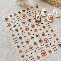 ราคา YITU Ant Figure Jelly Bear Bow Nail Sticker การ์ตูนน่ารักฤดูใบไม้ร่วงฤดูหนาวยอดนิยมสติกเกอร์ตกแต่ง YT6953 (41774048030)