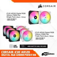 ราคา พัดลมเคส CORSAIR AR120 RGB 120mm ARGB-compatible Fan case (22354417011)