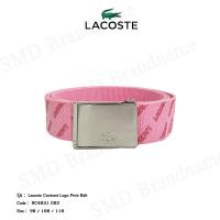 ราคา Lacoste เข็มขัด รุ่น Lacoste Contrast Logo Print Belt Code: RC4031 G03 (21184487932)