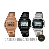 ราคา นาฬิกา Casio แท้ รุ่น B640WC-B640WB ดิจิตอล สแตนเลสแท้ สำหรับผู้หญิง กันน้ำ50m ของแท้ 100% รับประกันศูนย์cmg ทั่วประเทศ (19455141106)