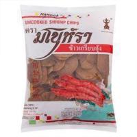ราคา มโนห์ราเกรียบกุ้งดิบ 500กรัม Manora Shrimp Uncook Chips 500g. (44075384389)