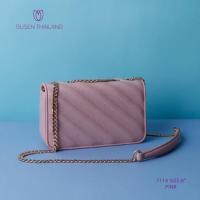 ราคา Susen แท้% สะพายข้างสีชมพู (2310025630)