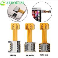 ราคา AEROGEM SIM Extender Nano Mini Card SD Hybrid Phone Accessories Extension Adapter Double Dual-Sim Cards Adapters (57604559775)
