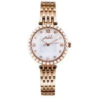 ราคา Mishali นาฬิกาแฟชั่นเกาหลีของแท้ % ประกันศูนย์ไทย นาฬิกาข้อมือผู้หญิง สายสแตนเลส รุ่น Mi-19016 (3711163363)