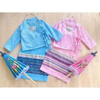 ราคา ชุดไทยสไตล์ล้านนา ชุดดื้นเมือง ชุดล้านนา(MO) (21194251956)