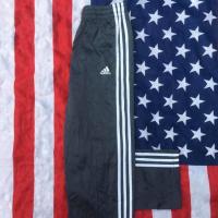 ราคา กางเกง Adidas ผ้าวอร์ม มือสอง สีเทา แถบขาว กางเกงวอร์มราคาถูก สำหรับผู้ชาย และผู้หญิง (Second-hand Adidas Trousers) (6438828497)
