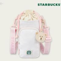 ราคา [Starbucks Korea] Play Pink Bottle Bag | กระเป๋าใส่ขวด Starbucks Play Pink (42303336513)
