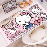 ราคา แผ่นรองเมาส์คิตตี้แผ่นรองโต๊ะคอมพิวเตอร์ขนาดใหญ่การ์ตูนน่ารักแผ่นรองคีย์บอร์ดคิตตี้มูลค่าสูงล้างทําความสะอาดได้ โวลต์4เจวี (47102364517)
