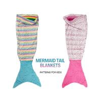 ราคา ผ้าห่มนางเงือกนุ่มหางนางเงือกสําหรับผู้ใหญ่เด็กผ่อนคลายนอนงีบผ้าห่มที่มีสีสัน (56853645983)