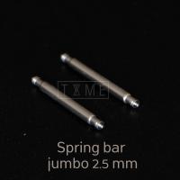 ราคา Spring bar Jumbo 2.5 mm สปริงบาร์ อ้วน หนา ใหญ่พิเศษ ทนทานกว่าปกติ คล้ายสปริงบาร์ของseiko สำหรับนาฬิกาขนาด 20มม 22มม (22448356856)