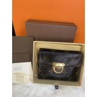 ราคา Louis Vuitton กระเป๋าสตางค์ใบสั้น มือสอง ของแท้ พร้อม กล่อง การ์ด ถุงผ้า (11456584980)