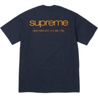 ราคา ใหม่พร้อมส่ง ของแท้ เสื้อยืดSupreme NYC Navy Tee (25657523944)