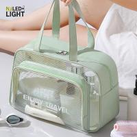 ราคา njledlight BAG กระเป๋า ใส่เครื่องสำอาง เที่ยวทะเล PVC กีฬา ว่ายน้ำ กันน้ำ สามารถใส่ชุดเปียกได้ (41661234769)
