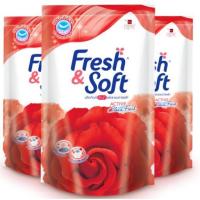 ราคา Fresh & Soft น้ำยาซักผ้า เฟรช แอนด์ ซอฟท์ กลิ่น Sparkling Kiss (สีแดง) ชนิดเติม 400 ml. แพ็ค 3 ถุง (8413257682)