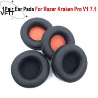 ราคา VFTT 2 ชิ้นแผ่นรองหูฟัง,แผ่นรองหูฟังฟองน้ําโฟมเปลี่ยนแผ่นรองหูฟัง,ชุดหูฟังอุปกรณ์เสริมอะไหล่ซ่อมชุดหูฟัง Earmuff สําหรับ Razer Kraken V1 7.1 หูฟัง (56804311790)